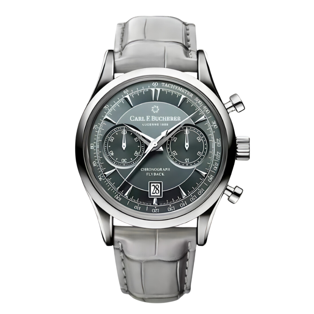Horloge Chronograph mit Lederarmband