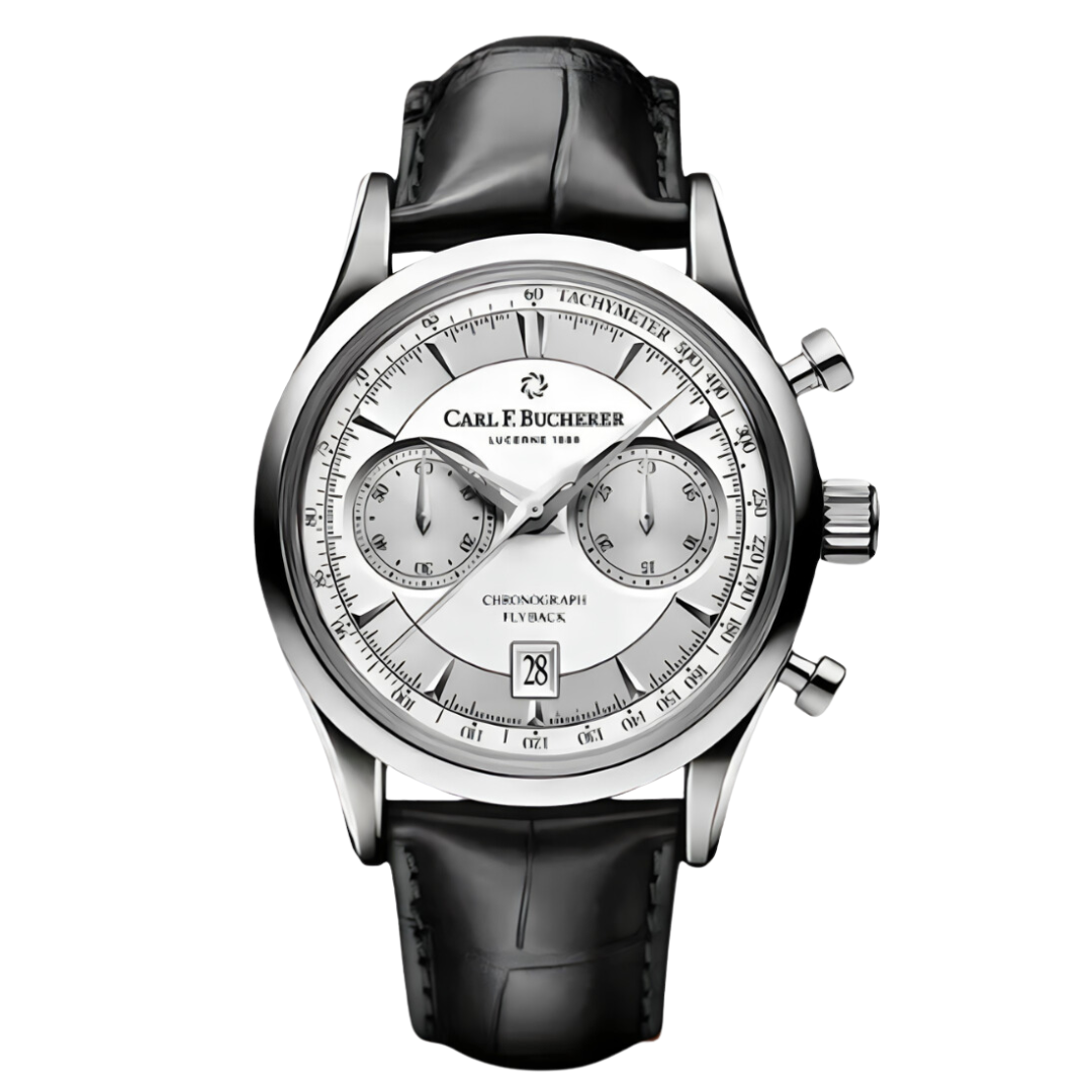 Horloge Chronograph mit Lederarmband